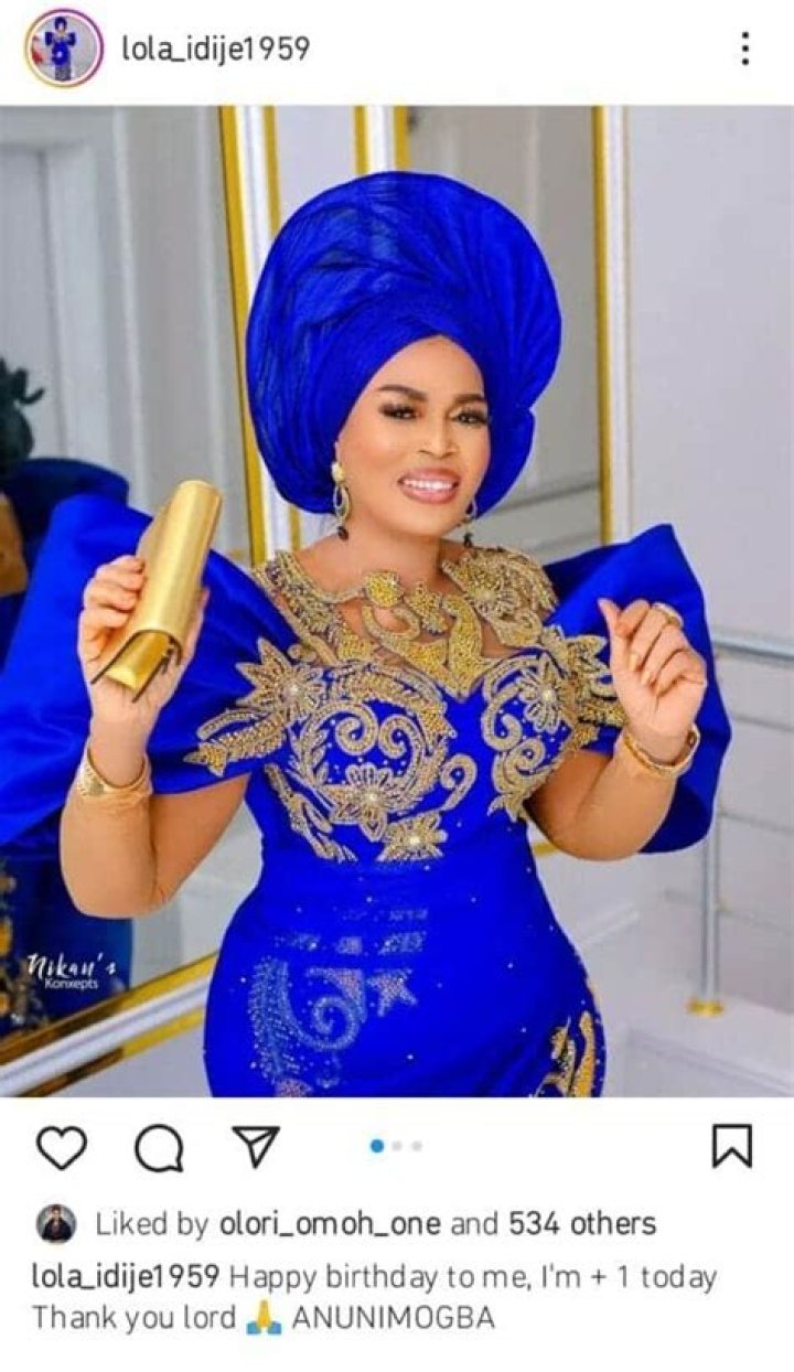 Actress Lola Idije is a symbol of royalty in birthday shoot