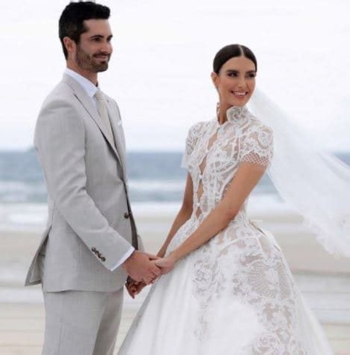 Australian Model, Erin Holland and Australian Cricketer, Ben Cutting exchanged wedding vows in Wales