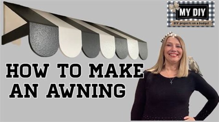 Can you paint awnings?