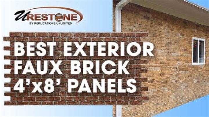 Can you plaster over exterior brick?
