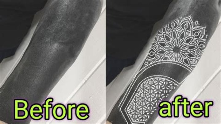 Can you put black over a color tattoo?