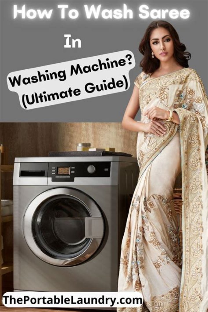 Can you wash saree in washing machine?