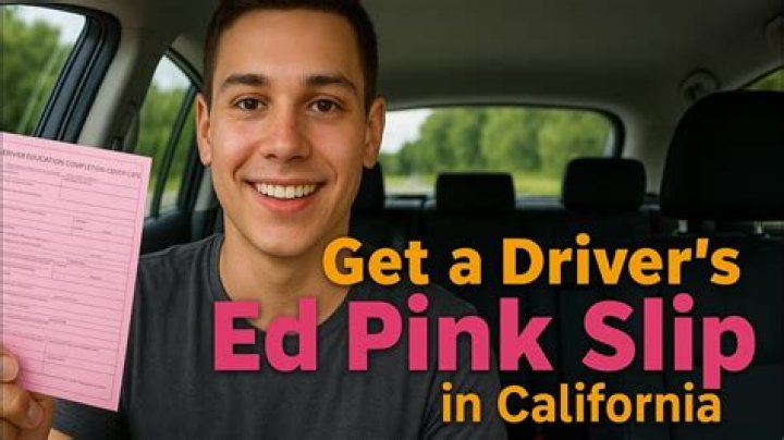 Does the drivers ed pink slip expire?