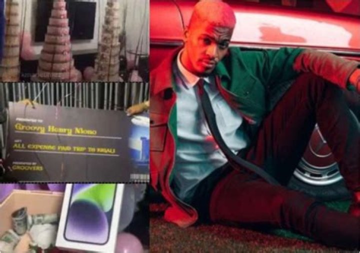 
Groovy Screams In Excitement As Fans Gift Him Iphone 14, Money Cakes, All-Expenses-paid Trip, Others On 27th Birthday 