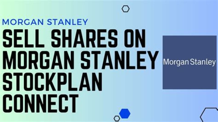 How do I sell my stock on Morgan Stanley?
