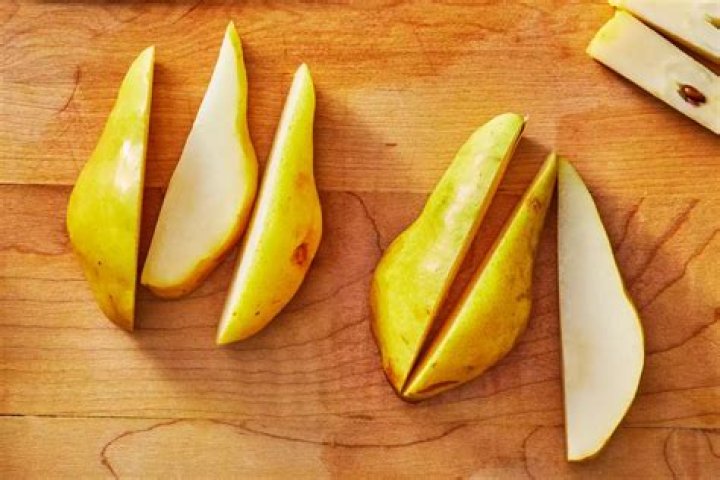 How do you peel and core a pear?