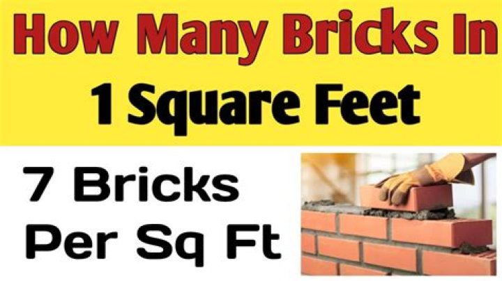 How many brick pavers make a square meter?
