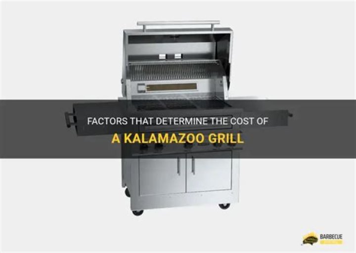 How much does a Kalamazoo grill cost?