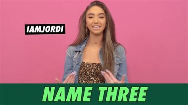 iAmJordi - Name 3 | Famous Birthdays