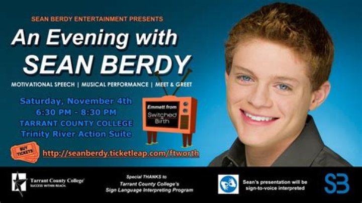 Is Sean Berdy actually deaf?