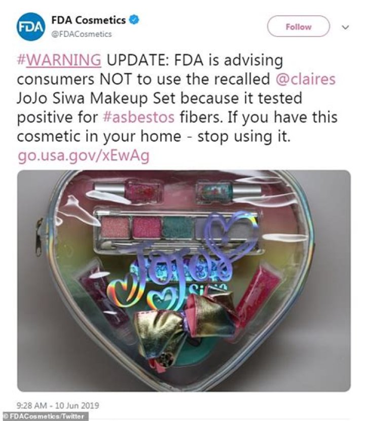 JoJo Siwa's Makeup Line Contained Asbestos!