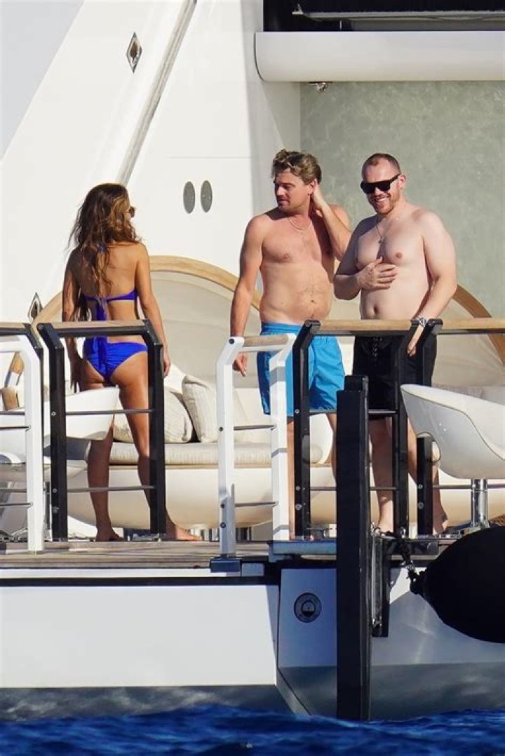 Leonardo DiCaprio is on a party yacht in St. Barts, surrounded by young ladies