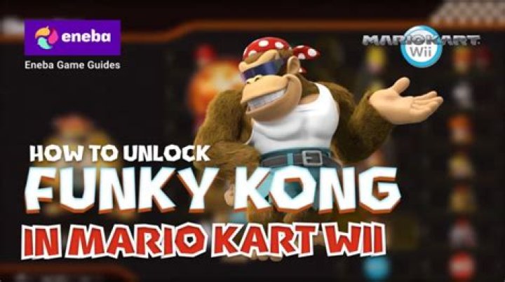 Mario Kart – WII: How To Unlock Funky Kong?