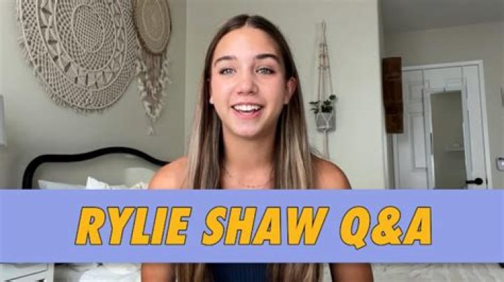 Rylie Shaw - Age, Family, Bio