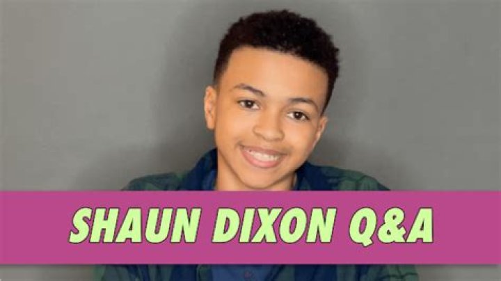 Shaun Dixon - Age, Family, Bio