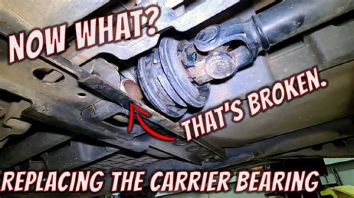 What does bad carrier bearing sound like?