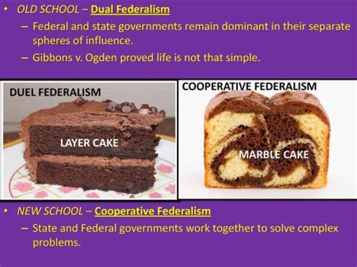 What does layer cake federalism mean?