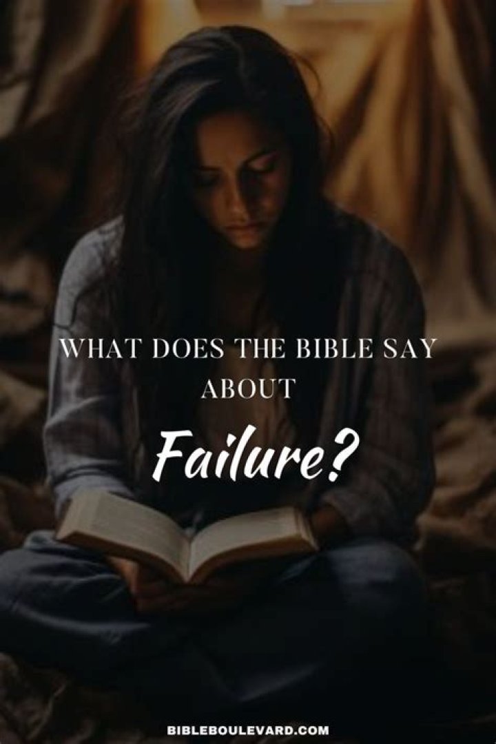 What does the Bible say about failure?