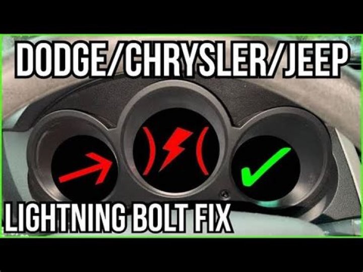 What does the red lightning bolt mean on my Chrysler 200?