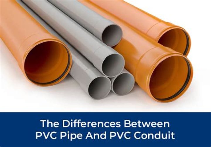 What is the difference between PVC conduit and PVC pipe?