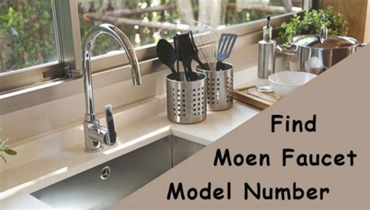Where do I find Moen faucet model number?