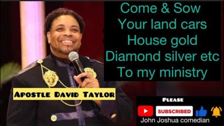 Where Is Apostle David Taylor Now?
