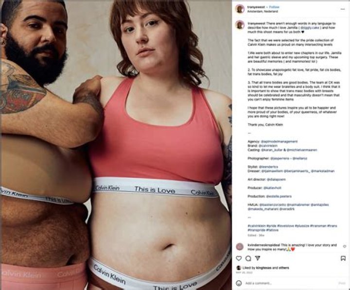 Who is the Pregnant trans man in Calvin Klein ad?